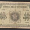 maroc billet de 10 francs du 01/08/1943 e.34 pick 25