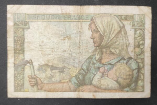 france billet de 10 francs mineur du 26/11/1942 ref a.24: f.08/06 (copie)