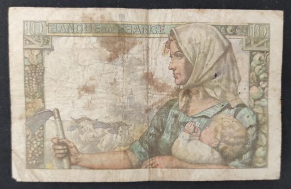 france billet de 10 francs mineur du 26/11/1942 y.23 ref : f.08/06 (copie)