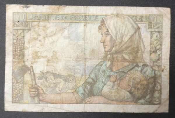 france billet de 10 francs mineur du 26/11/1942 x.23 ref : f.08/06 (copie)