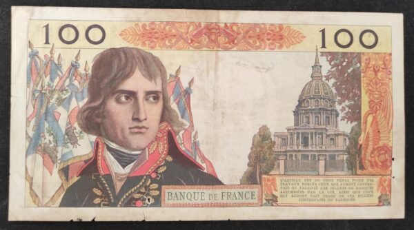 france billet de 100 nf francs napoléon bonaparte du 07/06/1962 ref : 59/16