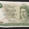 nouvelle zélande billet de 20 dollars 1975 1977 pick 167 reine elizabeth ii