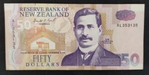 nouvelle zélande billet de 50 dollars pick 180 de 1992