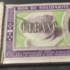 france 1 franc marechal pétain bon de solidarité retiré de sa souche ao sup
