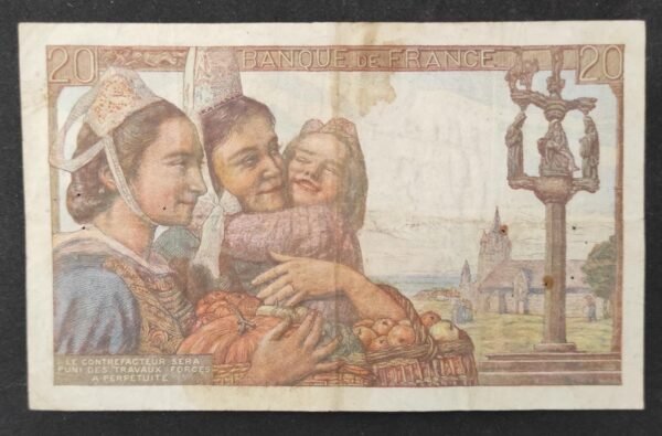 france billet de 20 francs pécheur du 21/05/1942 f.22 ref : f.13/02 (copie)
