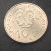 polynésie française pièce de 10 francs i e o m nickel 1998