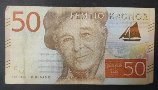 suède billet de 50 kronor de 2015 pick 70 circulé (copie)