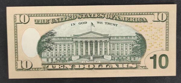 etats unis d'amérique usa billet de 10 dollars 2021 j 10 kansas city ( missou ) neuf