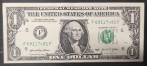 etats unis d'amérique usa billet de 1 dollar 2021 f (6) atlanta géorgie spl