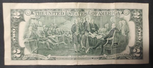 rare etats unis d'amérique usa billet de 2 dollars 2003 i (9) minneapolis ( mn ) !