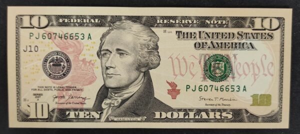 etats unis d'amérique usa billet de 10 dollars 2021 j 10 kansas city ( missou ) neuf