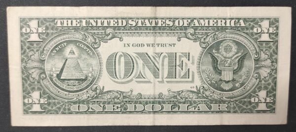 etats unis d'amérique usa billet de 1 dollar 2017 g (7) chicago illinois