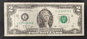 etats unis d'amérique usa billet de 20 dollars 2017 l 12 san francisco ( californie ) neuf (copie)