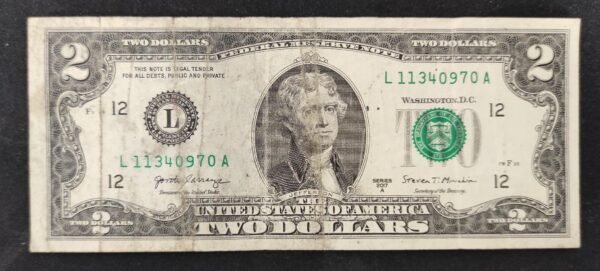 etats unis d'amérique usa billet de 20 dollars 2017 l 12 san francisco ( californie ) neuf (copie)