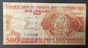 vanuatu billet de 500 vatu ff 290003 de 1993 pick 5