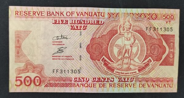 vanuatu billet de 500 vatu ff 290003 type 1993 pick 5 (copie)