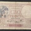 france billet de france 5 francs violet du 26/10/1939 y.65212 ref f.04/12