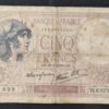 france billet de france 5 francs violet du 28/09/1939 y.63605 ref f.04/10 (copie)