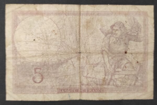france billet de france 5 francs violet du 26/10/1939 y.65212 ref f.04/12