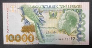 sao tomé et principe magnifique billet de 10 000 dobras de 1996 pick 66a neuf unc (copie)