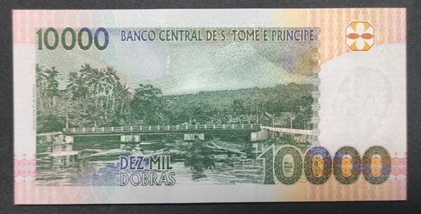 sao tomé et principe magnifique billet de 10 000 dobras de 1996 pick 66a neuf unc (copie)