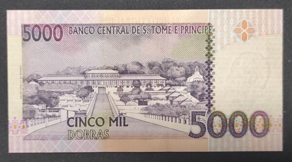 sao tomé et principe magnifique billet de 5 000 dobras de 2013 pick 65d neuf unc