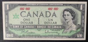 canada billet de 1 dollar 1954 pick 75b reine elisabeth ii (copie)