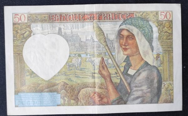 france billet de 50 francs jacques cœur du 24/04/1941 t.74 ref : f.19/09 (copie)
