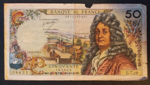 france billet de 50 francs racine du 08/11/1973 l.229 ref f.64/25