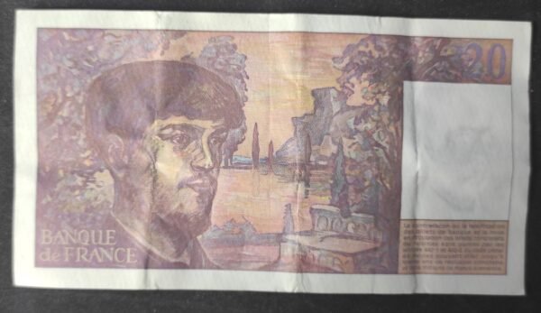 france billet de 20 francs debussy de 1997 f.062 ref : f.66ter/02 (copie)