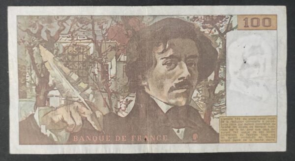 france billet de 100 francs delacroix 1979 v.10 ref : f.69/02
