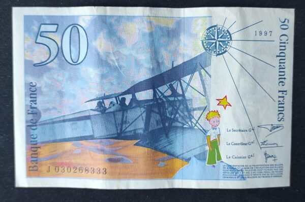 france billet de 50 francs saint exupery 1997 ref : f.73/04 (copie)