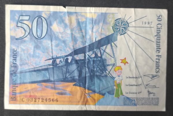 france billet de 50 francs saint exupery 1997 ref : f.73/04 (copie)