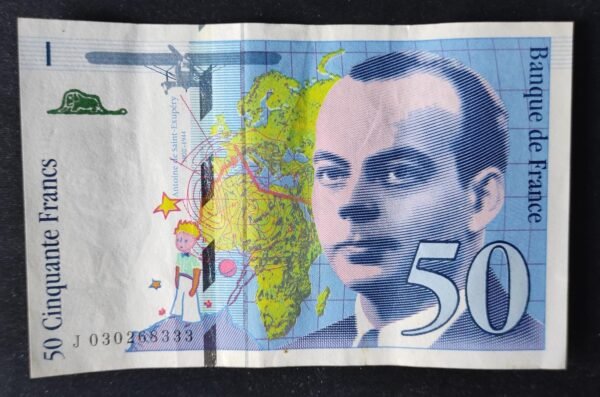 france billet de 50 francs saint exupery 1997 ref : f.73/04 (copie)