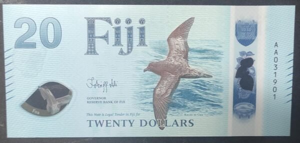 nouveauté 2026 fidji magnifique billet 20 dollars polymère neuf unc