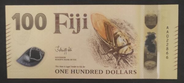 nouveauté 2026 fidji magnifique billet 100 dollars polymère neuf unc