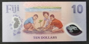 nouveauté 2026 fidji magnifique billet 5 dollars tortue perroquet neuf unc (copie)