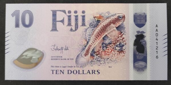 nouveauté 2026 fidji magnifique billet 5 dollars tortue perroquet neuf unc (copie)