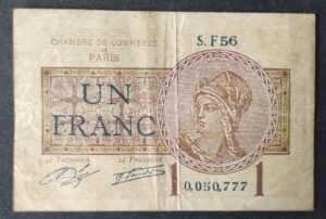 france 50 centimes du 03/09/1917 chambre de commerce de lyon série 7 (copie)