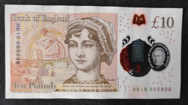 grande bretagne billet de 5 pounds 2024 polymère charles iii ! (copie)