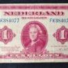 pays bas billet de 1 gulden du 04/02/1943 pick 64
