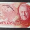nouveauté rare iles malouines falkland billet de 5 pounds charles iii neuf ( unc )