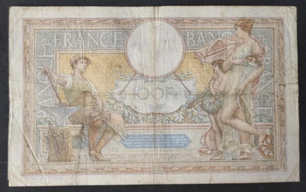 france billet de 100 francs luc olivier merson du 06/08/1936 g.51966 ref f.24/15