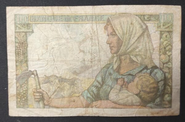 france billet de 10 francs mineur du 26/11/1942 c.23 ref : f.08/06 (copie)