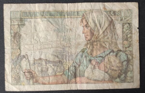 france billet de 10 francs mineur du 26/11/1942 a.24 ref : f.08/06 (copie)