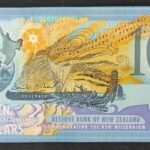 rare nouvelle zélande billet de 10 dollars commémoratifs millénium 2000 pick 190 neuf !