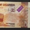 ouganda billet de 1000 shillings 2022 pick 49g neuf unc