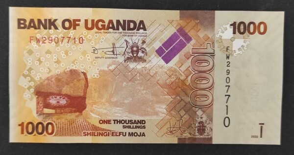 ouganda billet de 1000 shillings 2022 pick 49g neuf unc