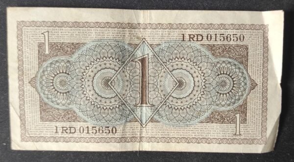 pays bas billet de 1 gulden type 1948 juliana pick 72