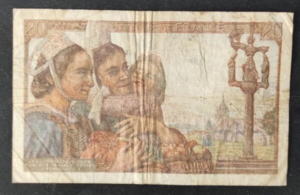 france billet de 20 francs pécheur du 21/05/1942 y.21 ref : f.13/02